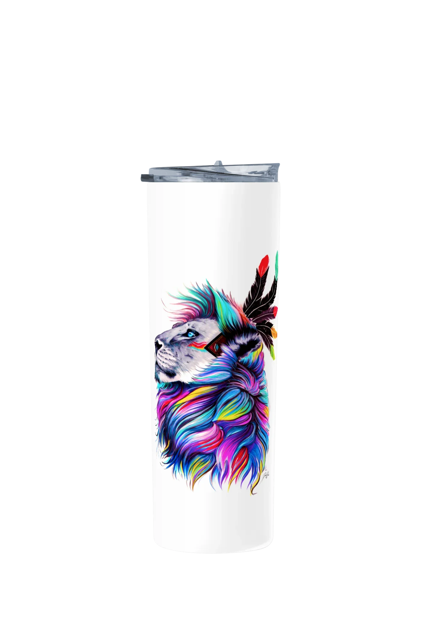 Termo Skinny Tumbler 20 oz de acero inoxidable - Leon de colores