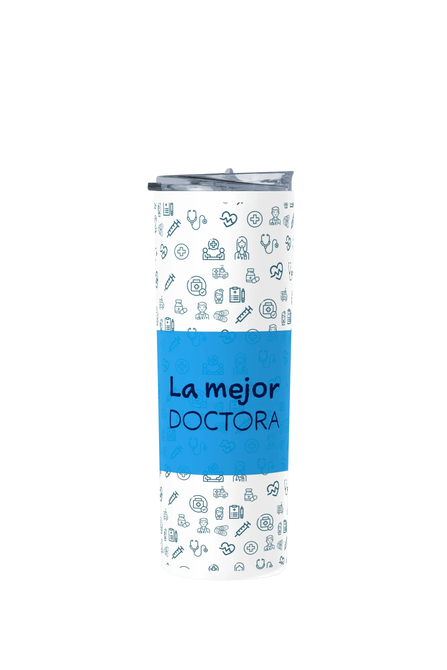 Termo Skinny Tumbler 20 oz de acero inoxidable - La Mejor Doctora