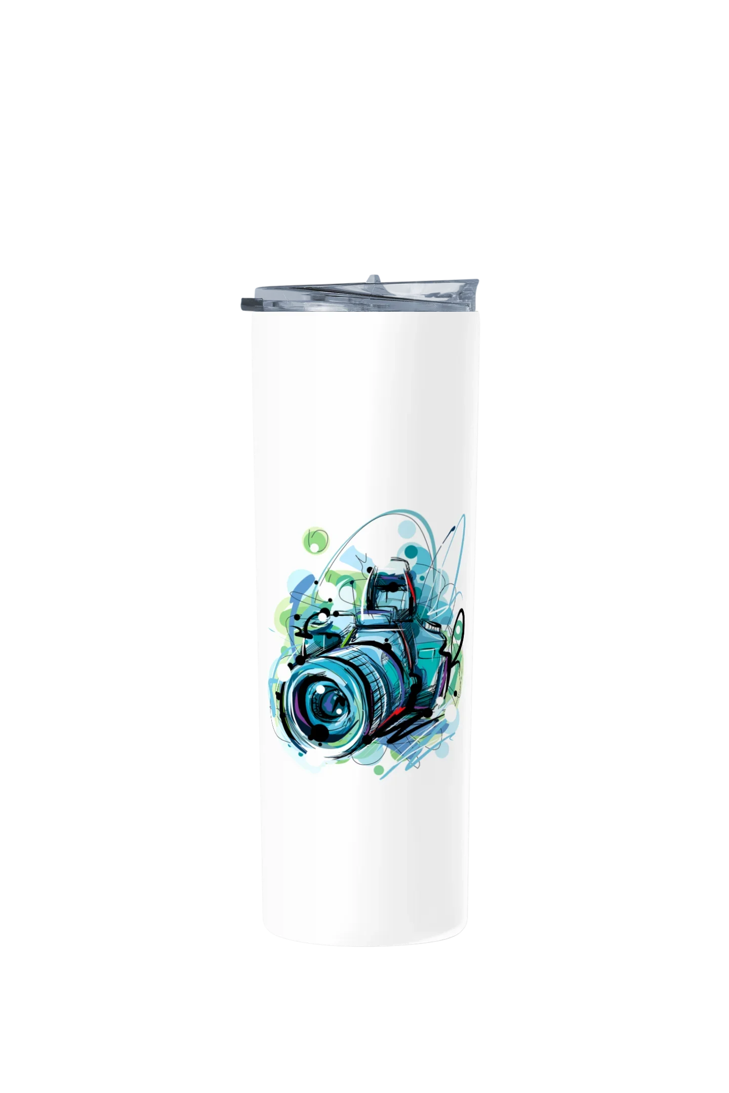 Termo Skinny Tumbler 20 oz de acero inoxidable - Camara Fotográfica