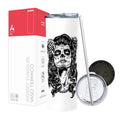 Termo Skinny Tumbler 20 oz de acero inoxidable - Chica calavera