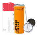 Termo Skinny Tumbler 20 oz de acero inoxidable - Ayrton Senna