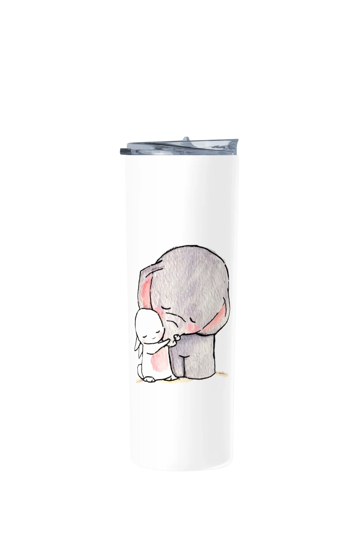 Termo Skinny Tumbler 20 oz de acero inoxidable - Elefante y conejito