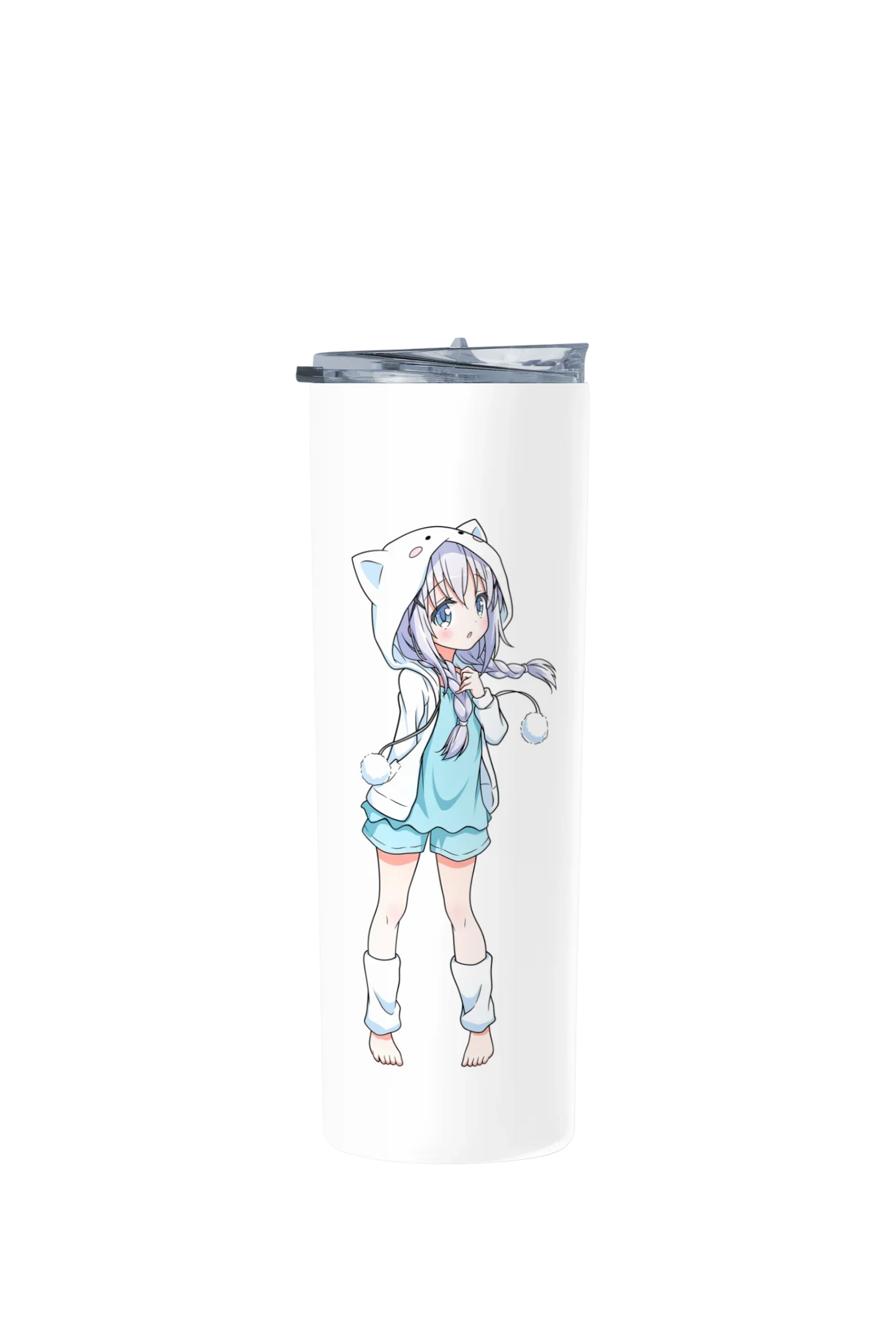 Termo Skinny Tumbler 20 oz de acero inoxidable - Chica de anime