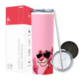 Termo Skinny Tumbler 20 oz de acero inoxidable - Pantera Rosa