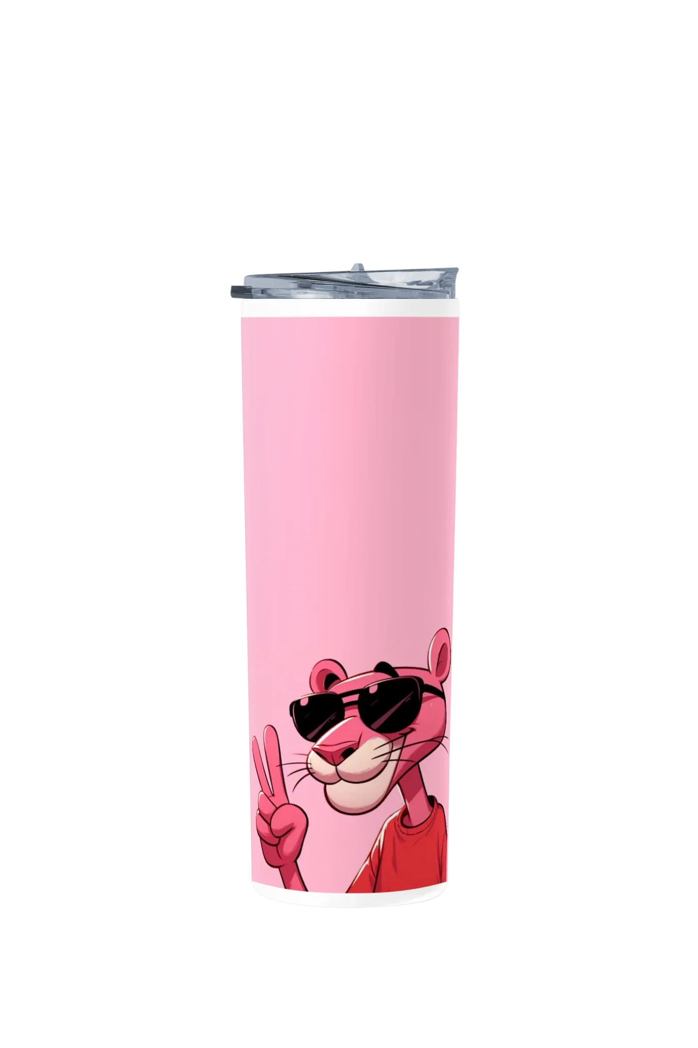 Termo Skinny Tumbler 20 oz de acero inoxidable - Pantera Rosa