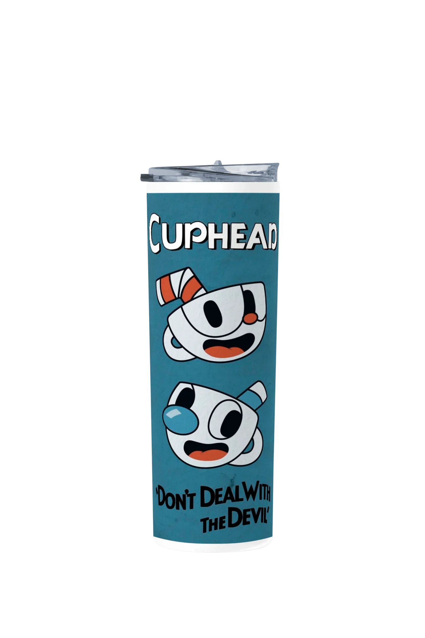 Termo Skinny Tumbler 20 oz de acero inoxidable - Cuphead