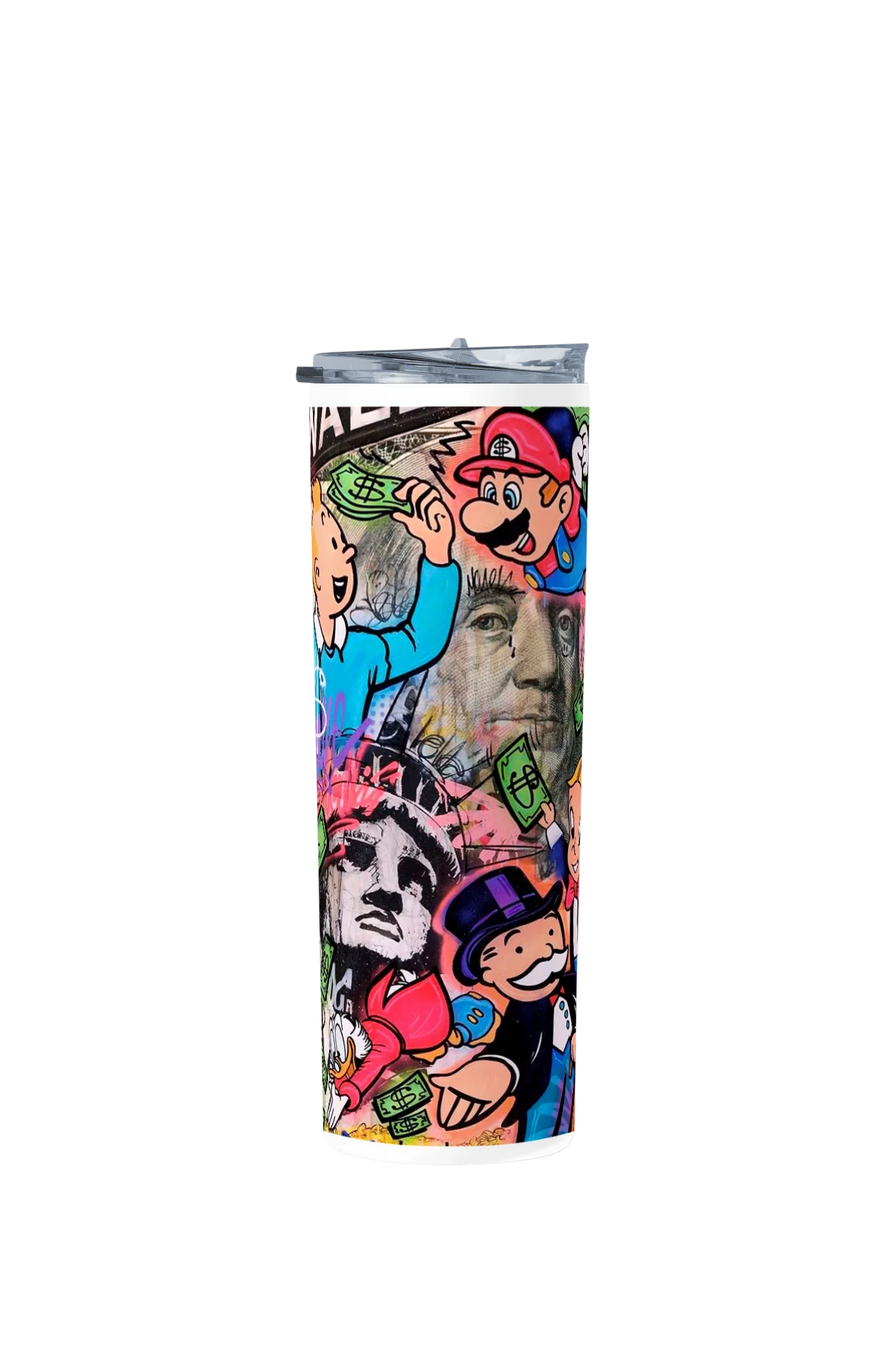 Termo Skinny Tumbler 20 oz de acero inoxidable - Monopoly Urban Style