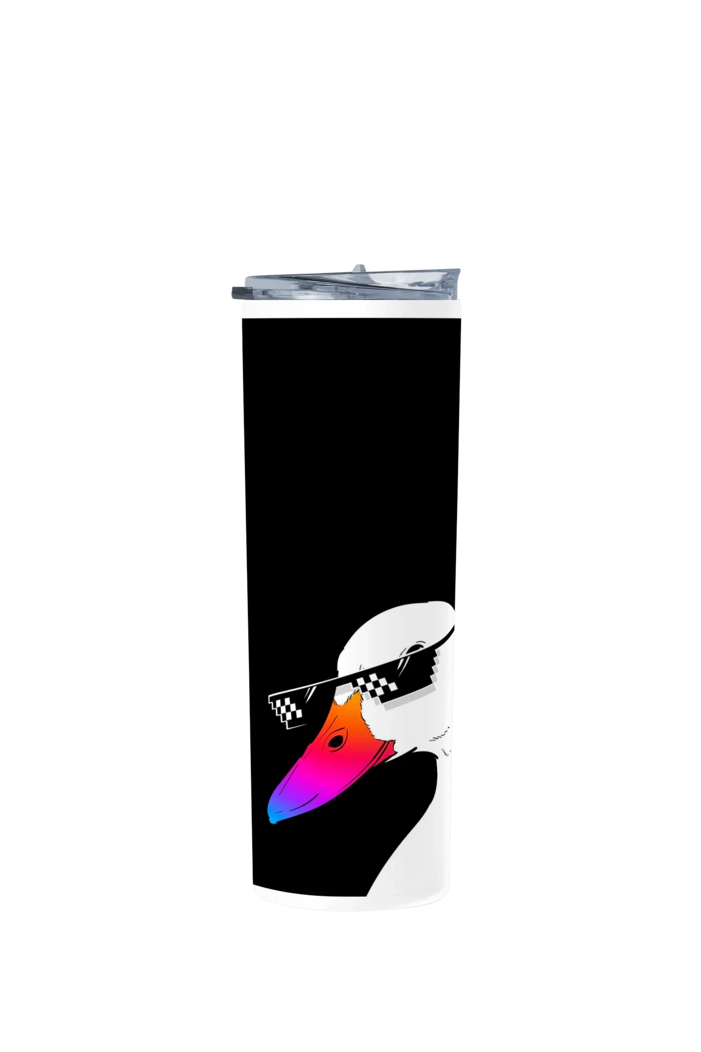 Termo Skinny Tumbler 20 oz de acero inoxidable - Pato con lentes oscuros