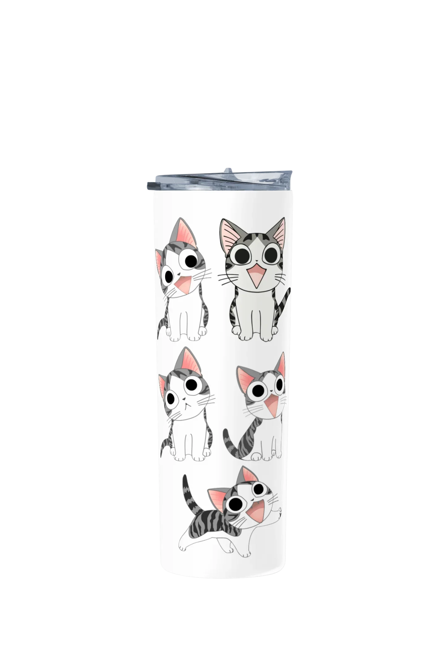Termo Skinny Tumbler 20 oz de acero inoxidable - Gatitos