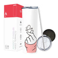 Termo Skinny Tumbler 20 oz de acero inoxidable - Mano Corazon