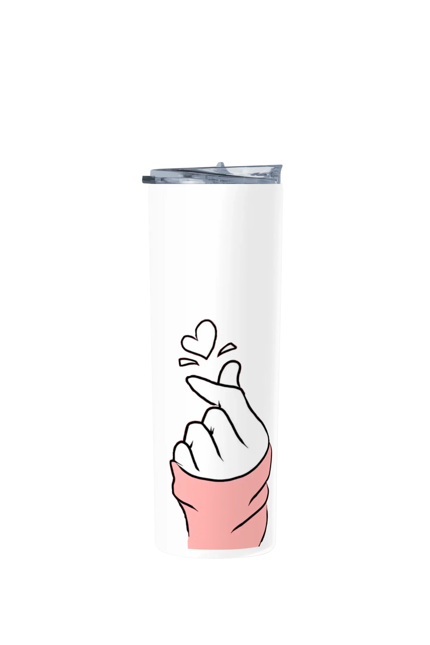 Termo Skinny Tumbler 20 oz de acero inoxidable - Mano Corazon