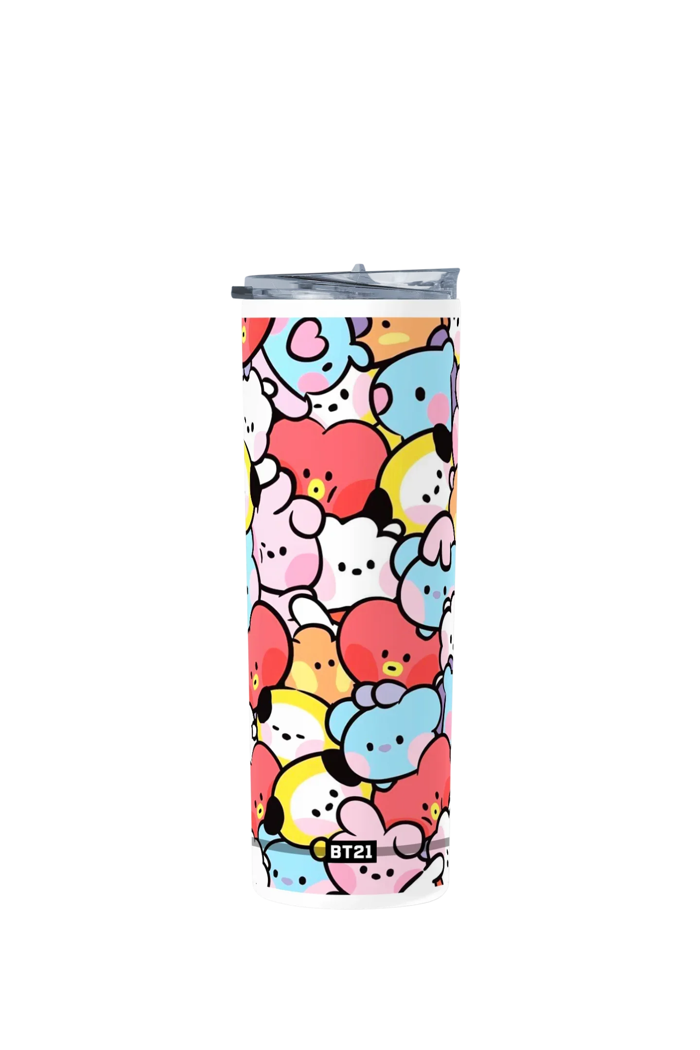Termo Skinny Tumbler 20 oz de acero inoxidable - BT21 Collage
