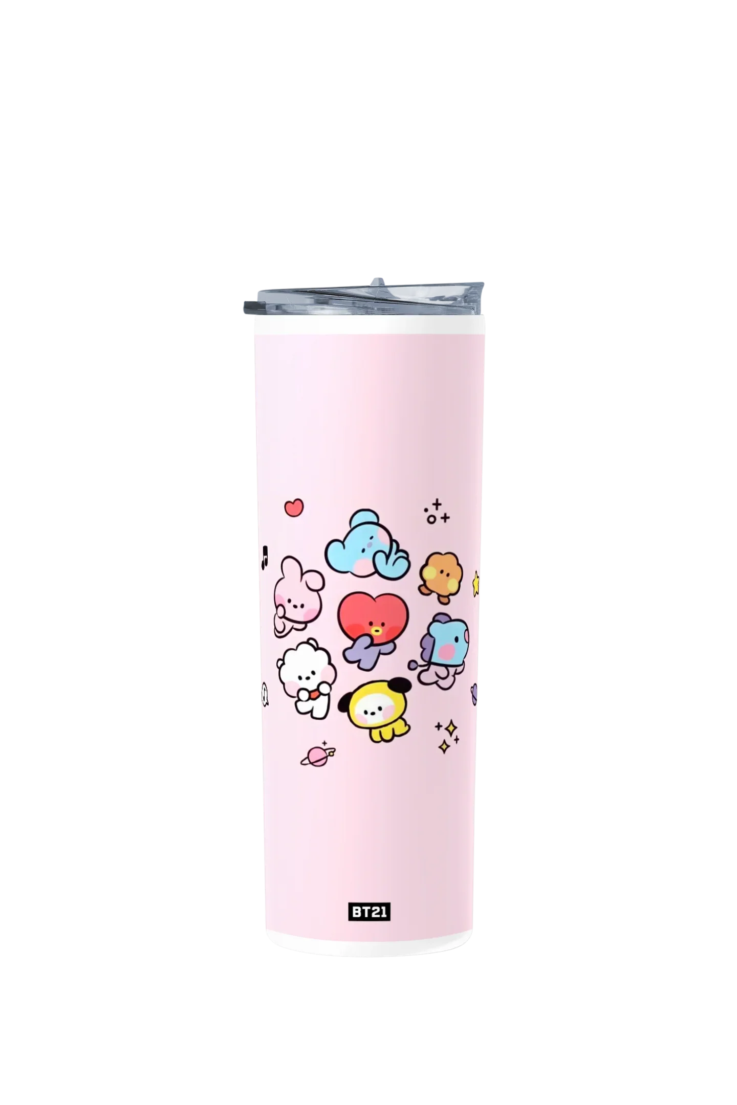 Termo Skinny Tumbler 20 oz de acero inoxidable - BT21 02 Rosa