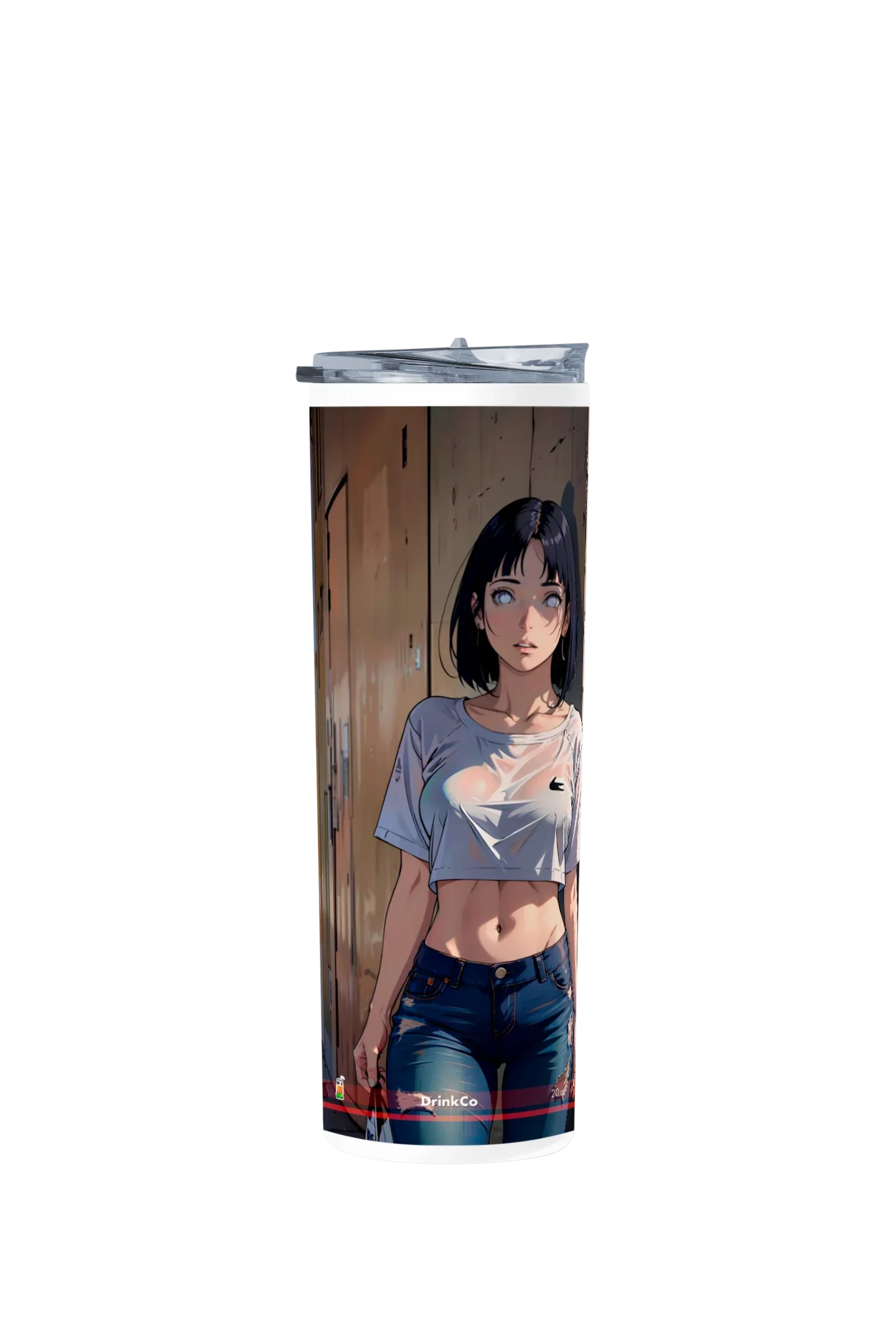 Termo Skinny Tumbler 20 oz de acero inoxidable - Chica Anime 02