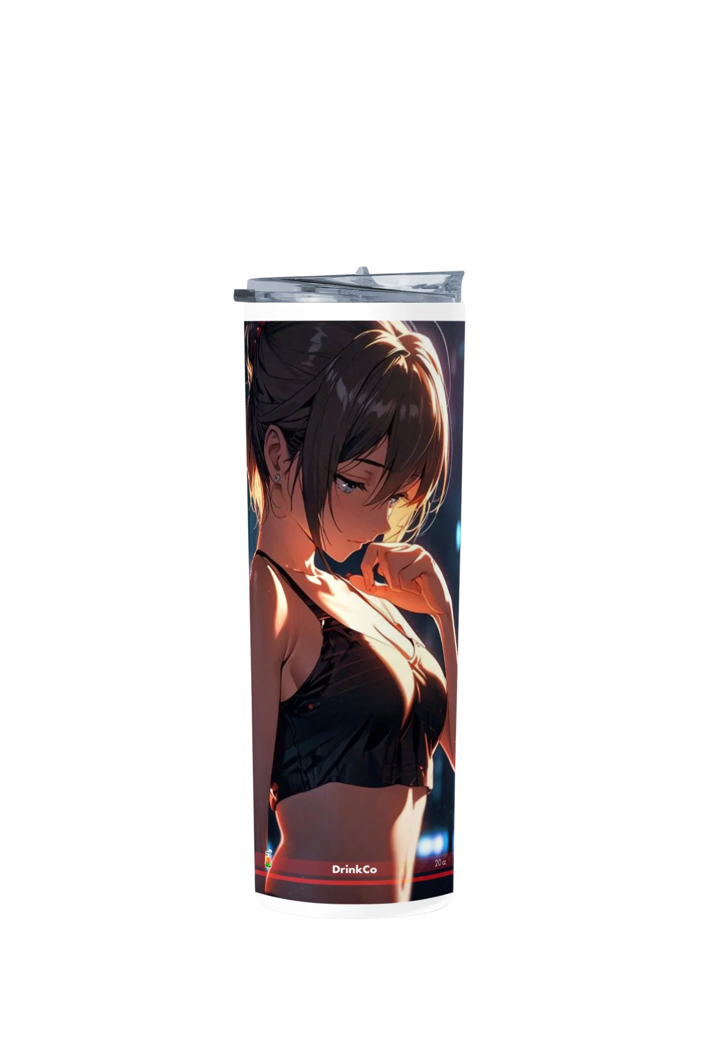 Termo Skinny Tumbler 20 oz de acero inoxidable - Chica Anime 06