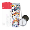Termo Skinny Tumbler 20 oz de acero inoxidable - Gatitos Patron 02