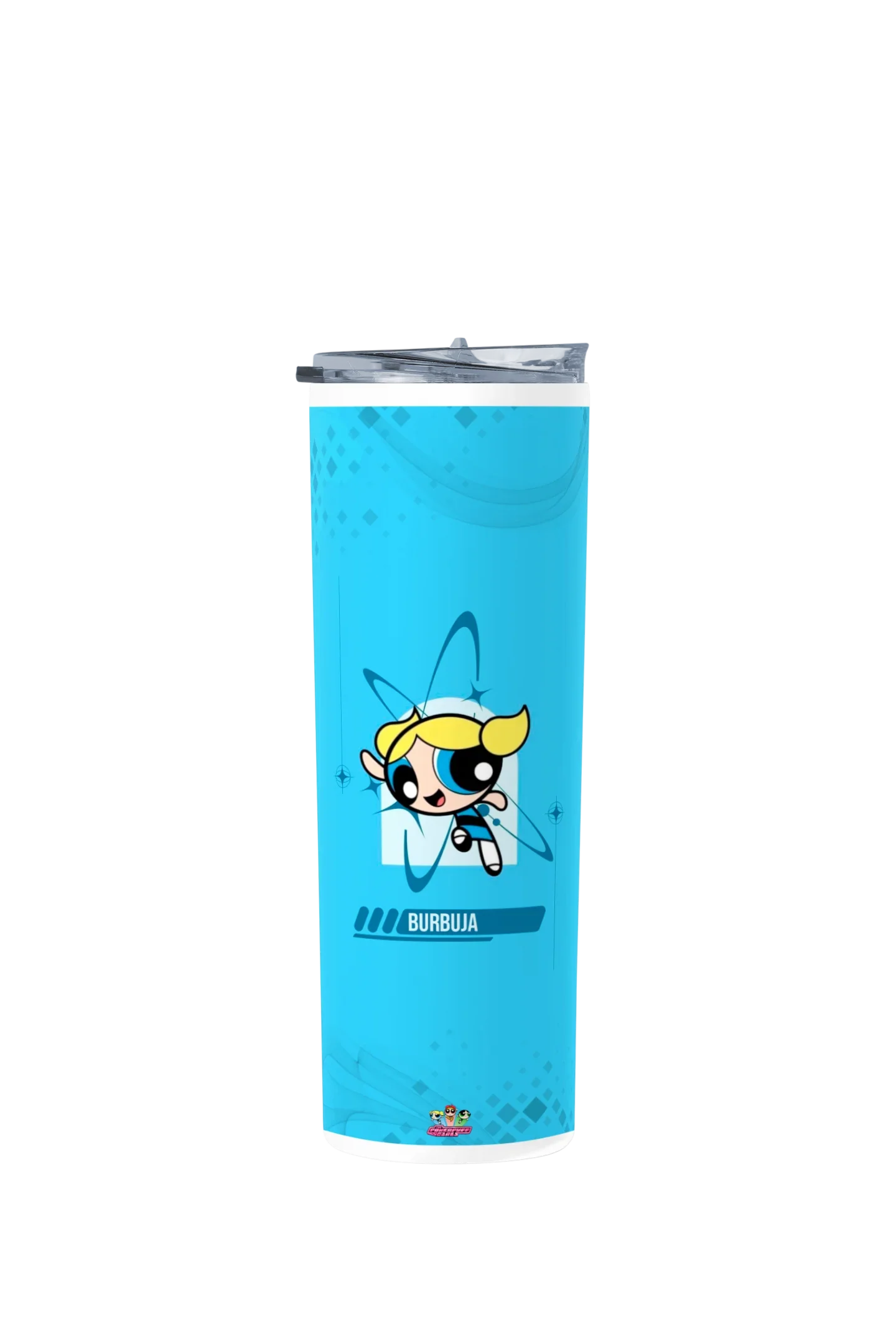 Termo Skinny Tumbler 20 oz de acero inoxidable - Chicas Superpoderosas Burbuja