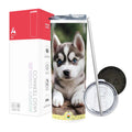 Termo Skinny Tumbler 20 oz de acero inoxidable - Perrito Husky