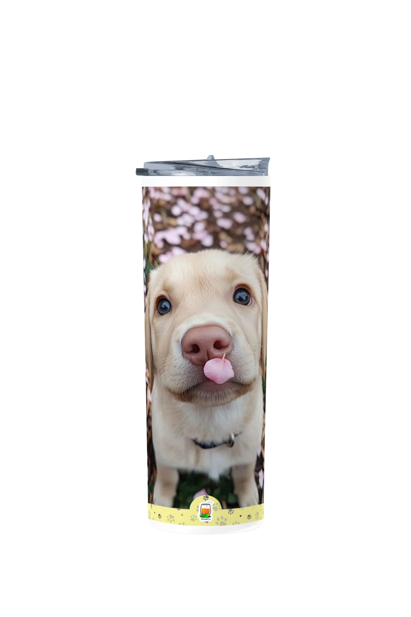 Termo Skinny Tumbler 20 oz de acero inoxidable - Perrito Labrador