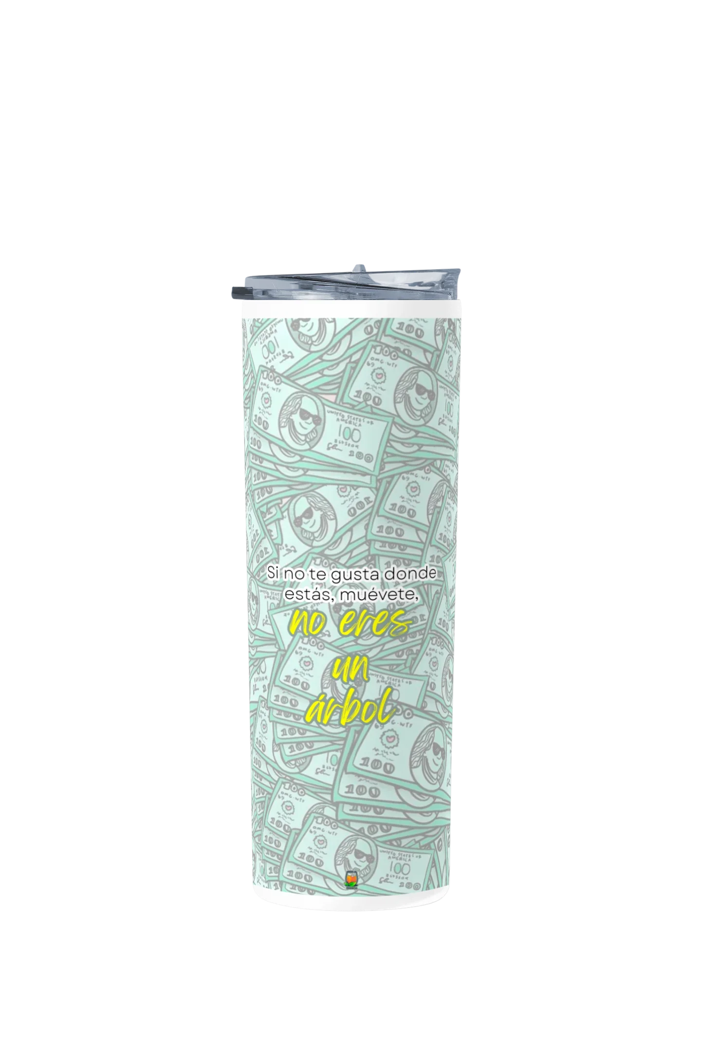Termo Skinny Tumbler 20 oz de acero inoxidable - Frases motivacionales