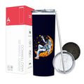 Termo Skinny Tumbler 20 oz de acero inoxidable - Astronauta sentado en la luna