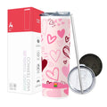 Termo Skinny Tumbler 20 oz de acero inoxidable - Corazones 2