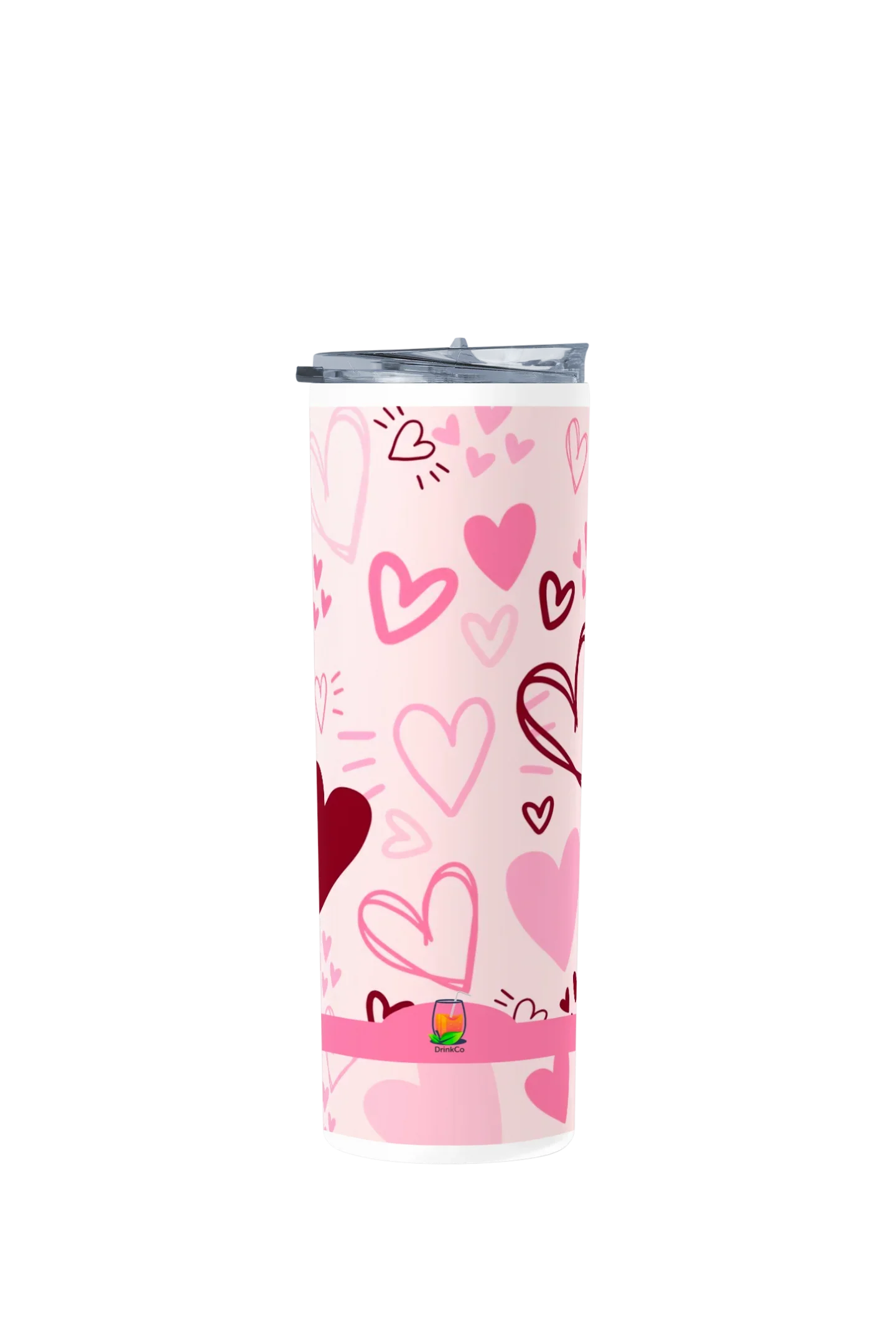 Termo Skinny Tumbler 20 oz de acero inoxidable - Corazones 2