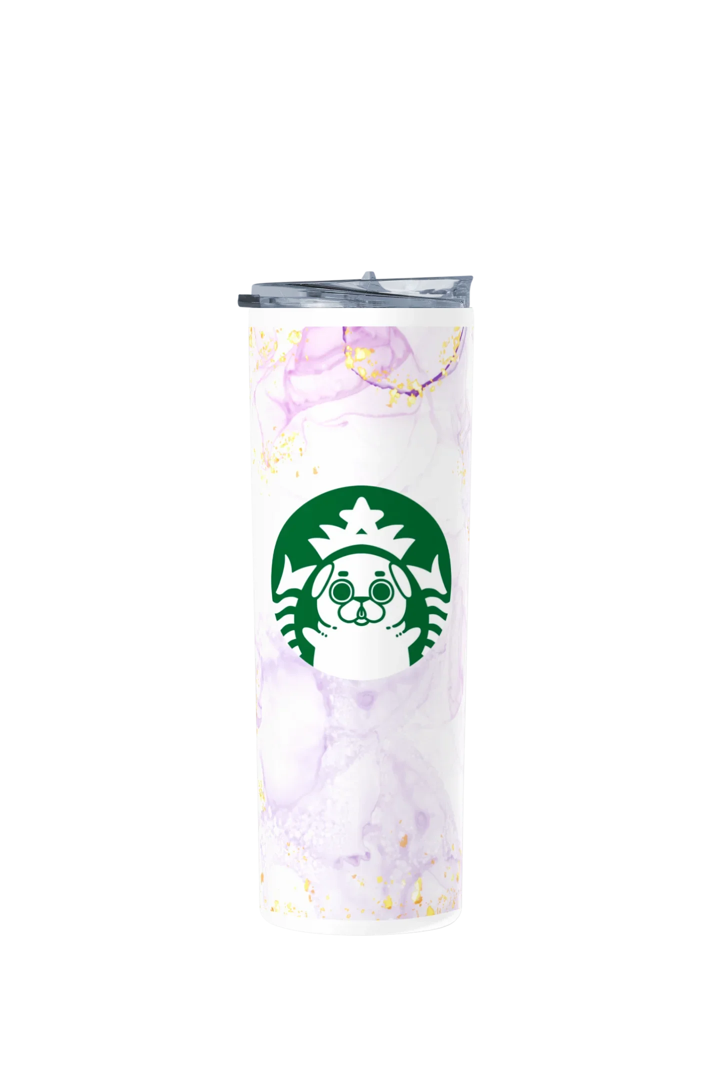 Termo Skinny Tumbler 20 oz de acero inoxidable - Perrito Starpugs