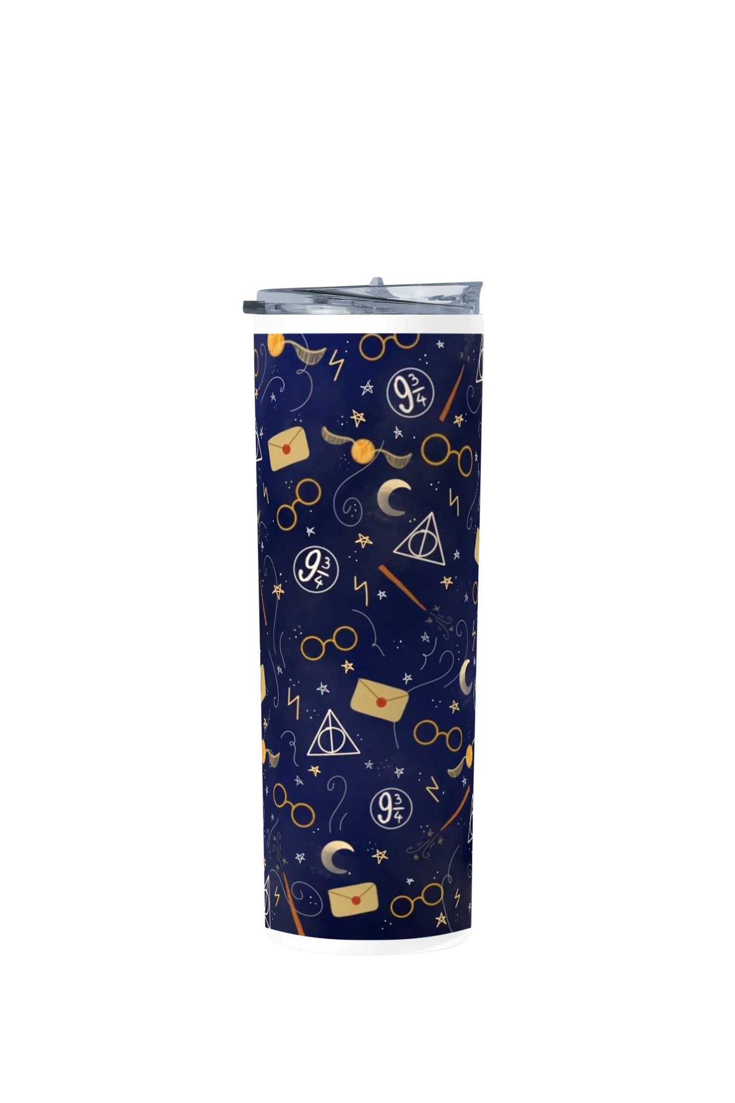 Termo Skinny Tumbler 20 oz de acero inoxidable - Harry Potter Pattern