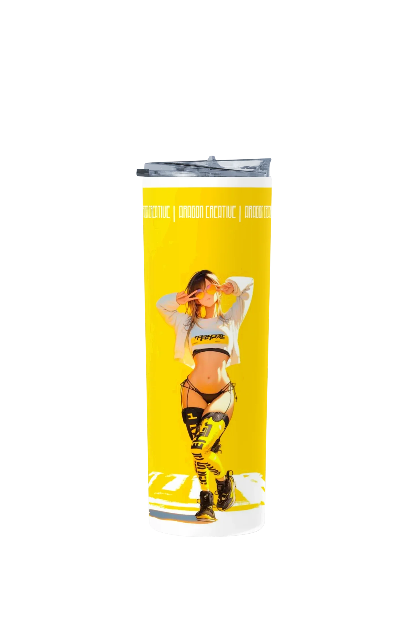 Termo Skinny Tumbler 20 oz de acero inoxidable - Chica Moderna