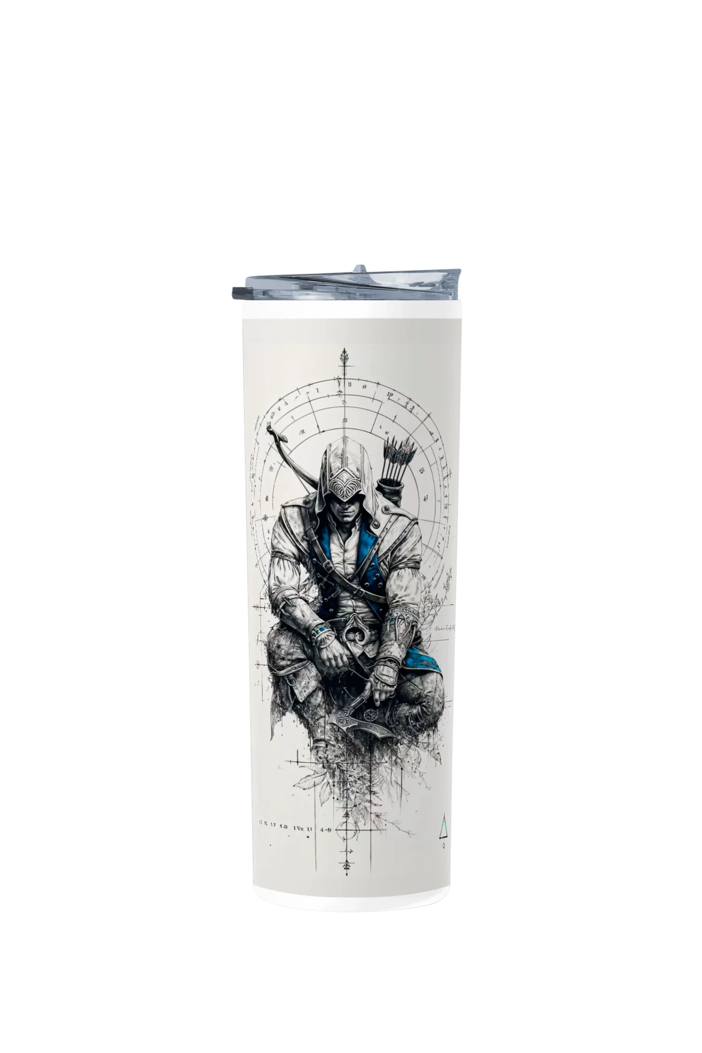 Termo Skinny Tumbler 20 oz de acero inoxidable - Assasins Creed
