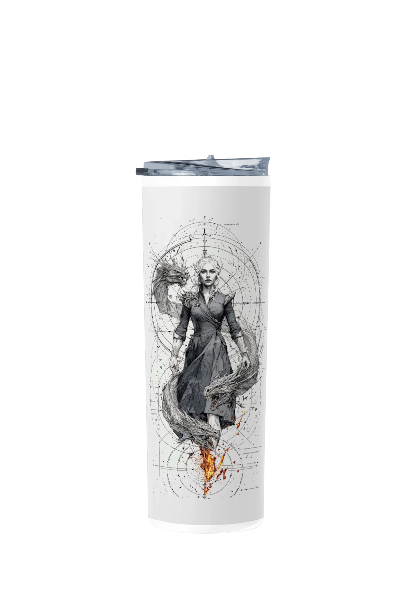 Termo Skinny Tumbler 20 oz de acero inoxidable - Danaerys Targaryen