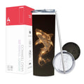 Termo Skinny Tumbler 20 oz de acero inoxidable - Tiburon Dorado