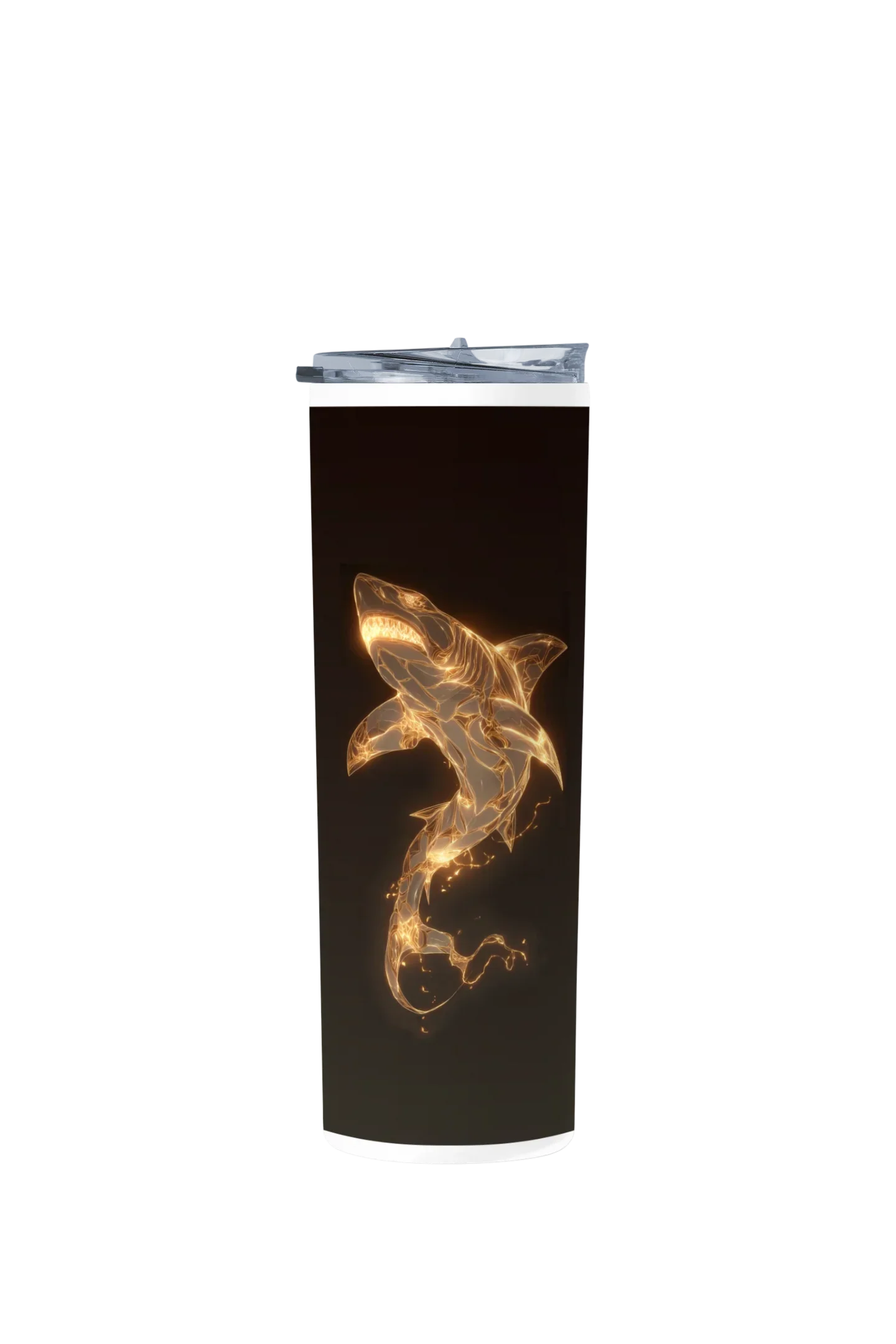 Termo Skinny Tumbler 20 oz de acero inoxidable - Tiburon Dorado