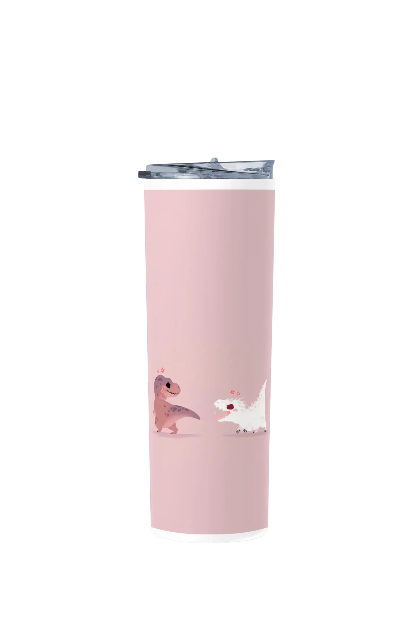 Termo Skinny Tumbler 20 oz de acero inoxidable - Dinosaurios Bonitos Y Malos