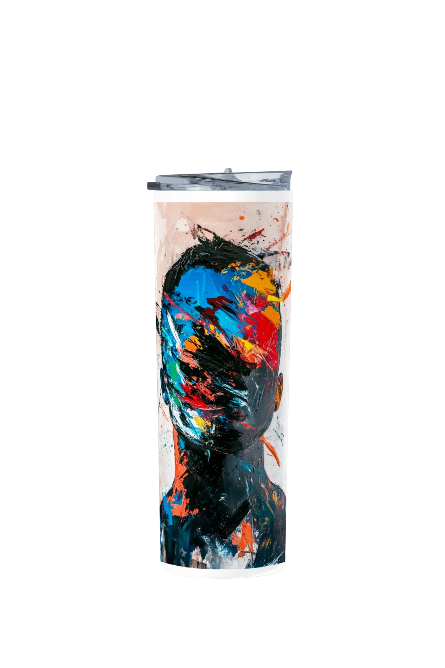 Termo Skinny Tumbler 20 oz de acero inoxidable - Abstract People