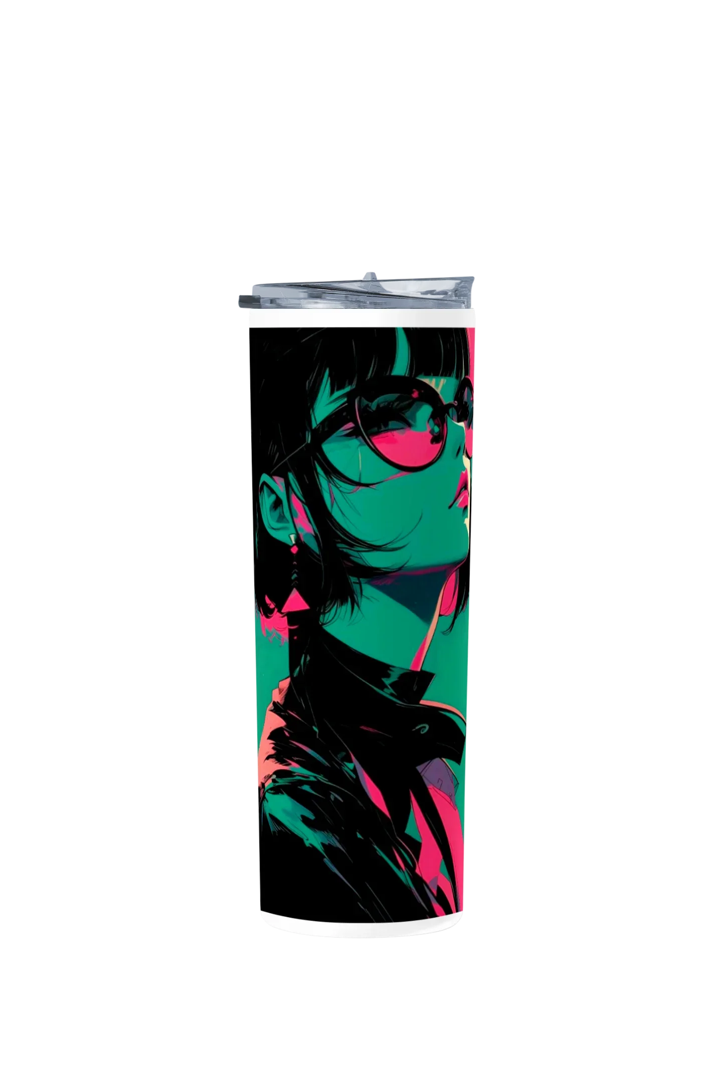 Termo Skinny Tumbler 20 oz de acero inoxidable - Chica Abstract Art