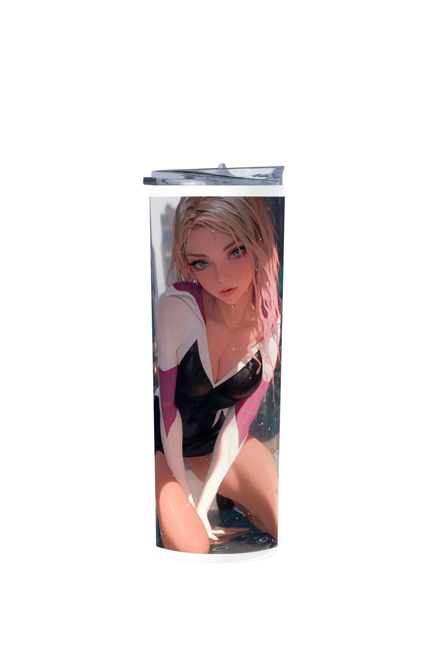 Termo Skinny Tumbler 20 oz de acero inoxidable - SpiderGwen 2
