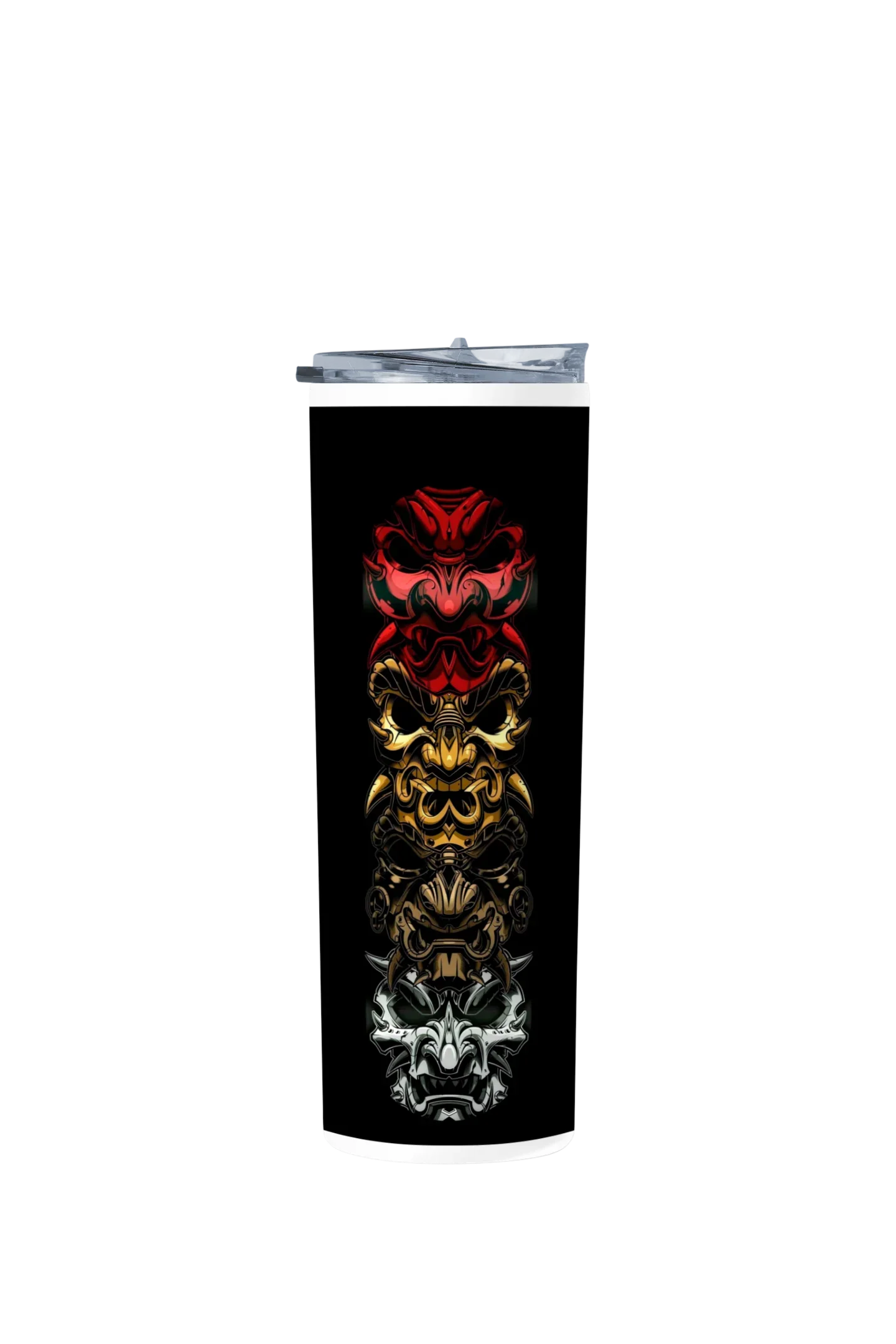 Termo Skinny Tumbler 20 oz de acero inoxidable - Masacaras Samurai