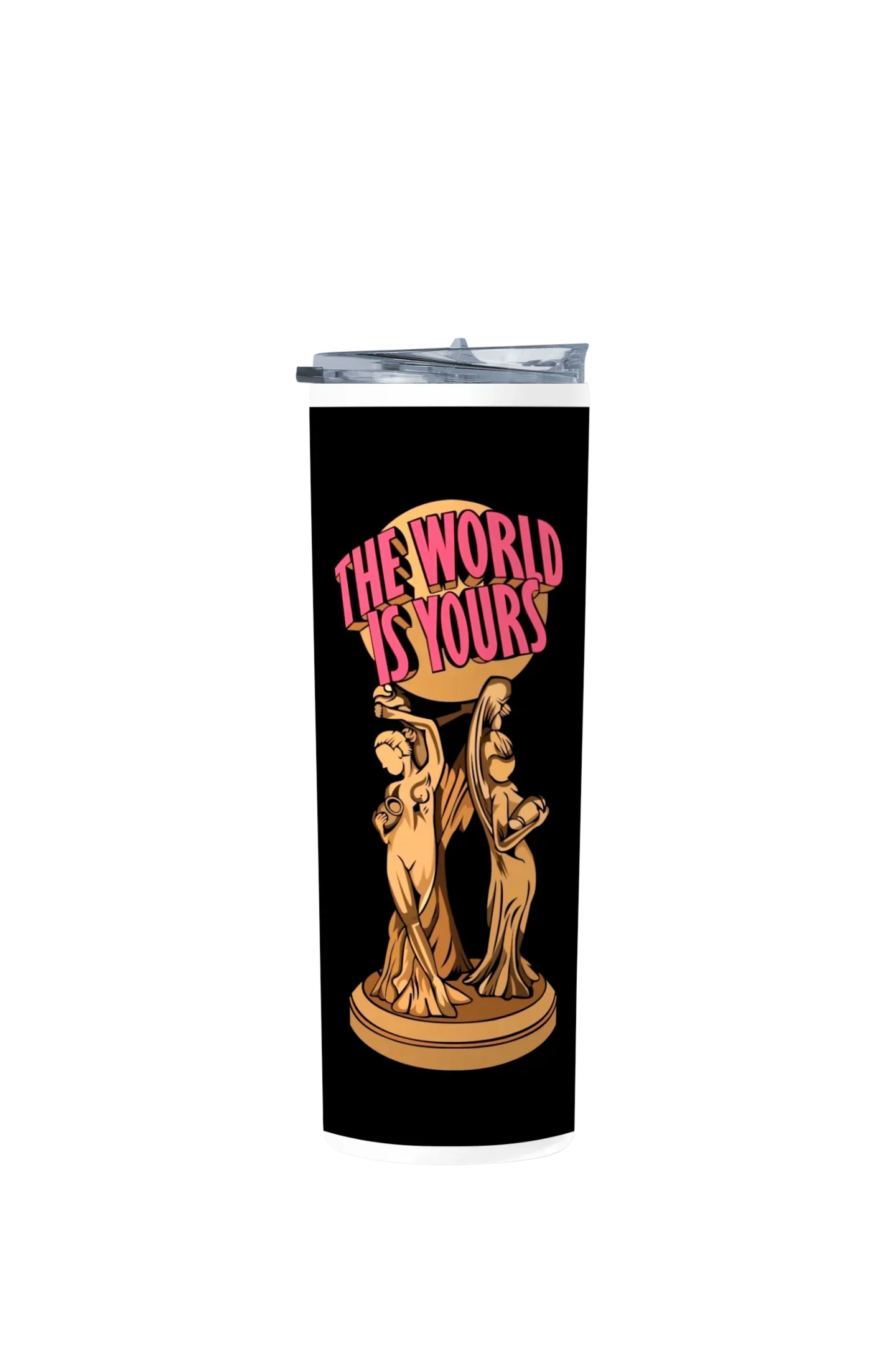Termo Skinny Tumbler 20 oz de acero inoxidable - Scarface The World Is Yours