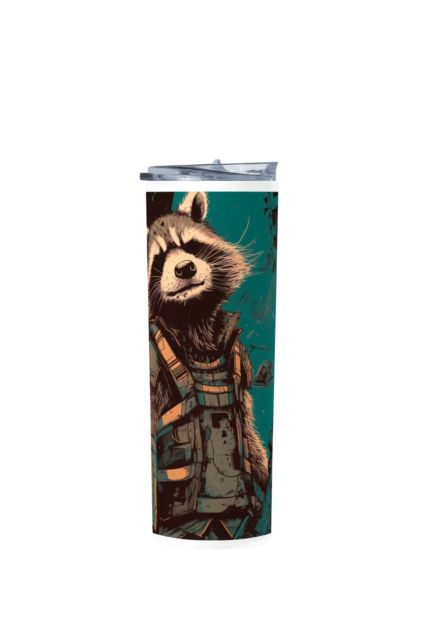 Termo Skinny Tumbler 20 oz de acero inoxidable - Rocket Racoon