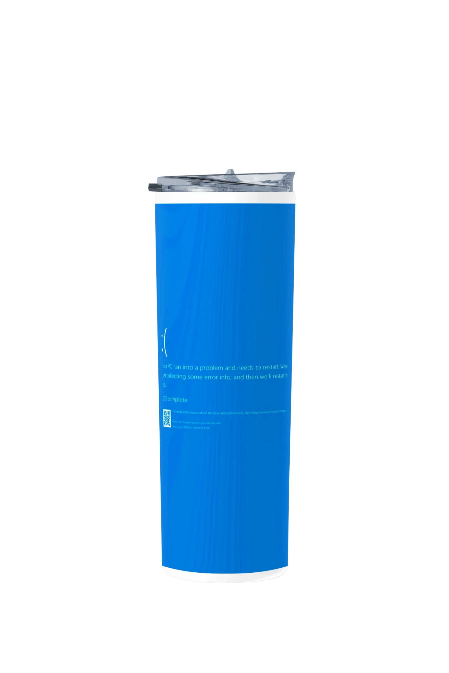 Termo Skinny Tumbler 20 oz de acero inoxidable - Windows Blue Screen