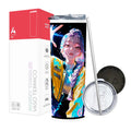 Termo Skinny Tumbler 20 oz de acero inoxidable - Huntrix Rumi