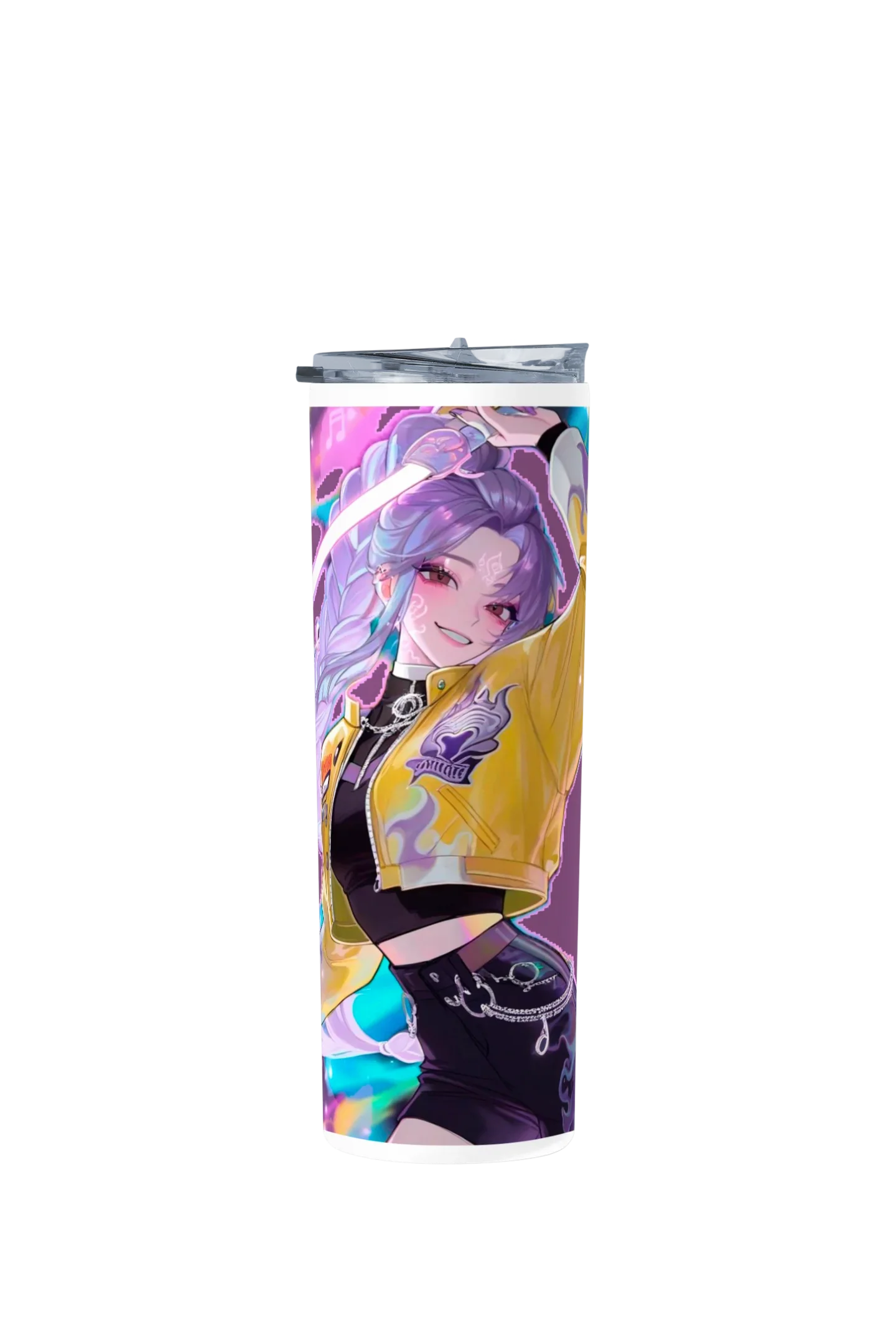 Termo Skinny Tumbler 20 oz de acero inoxidable - Huntrix Rumi 2