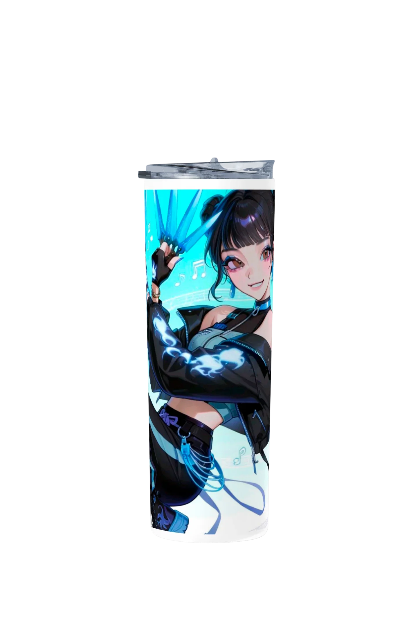 Termo Skinny Tumbler 20 oz de acero inoxidable - Huntrix Zoey