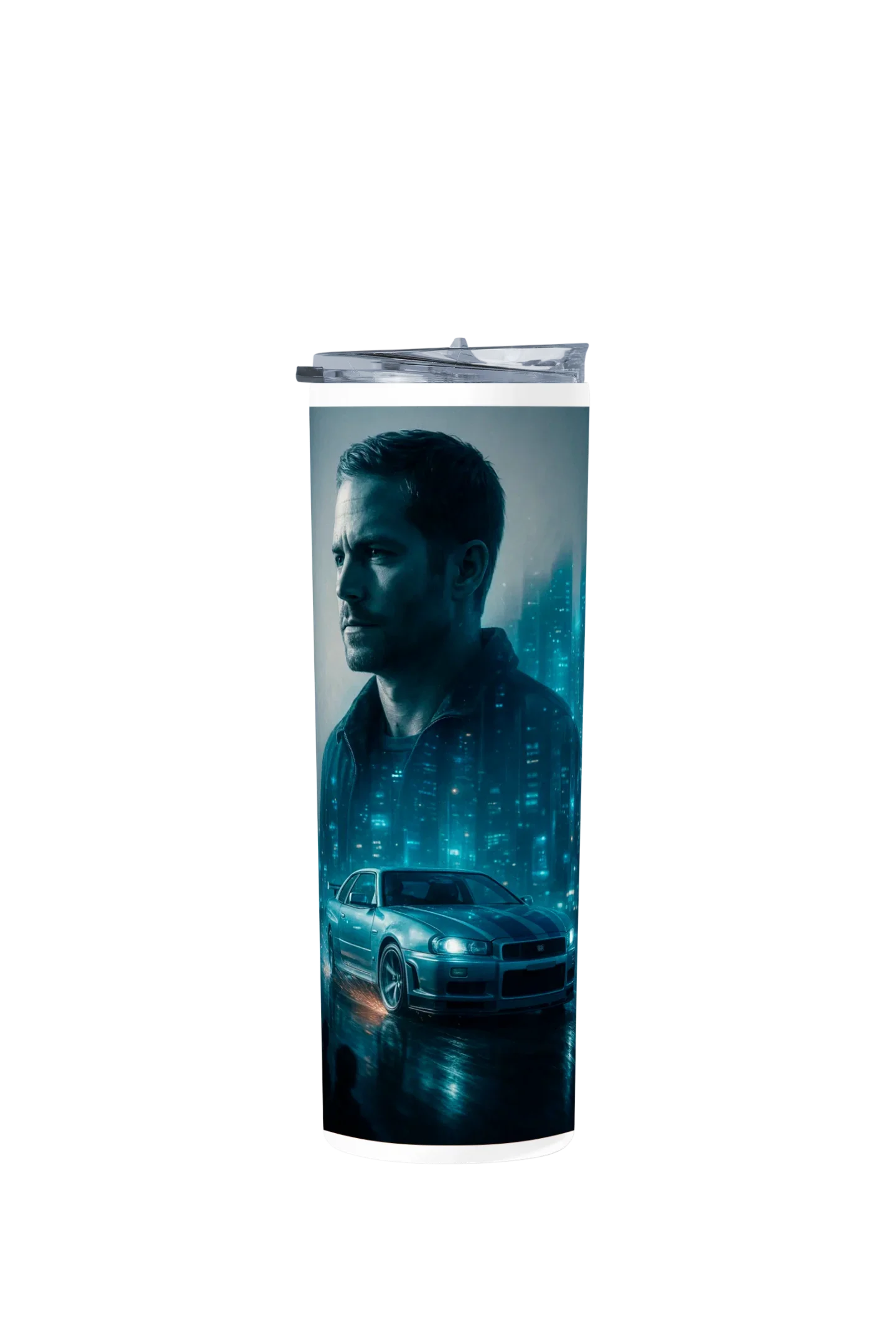 Termo Skinny Tumbler 20 oz de acero inoxidable - Fast Furious Paul Walker