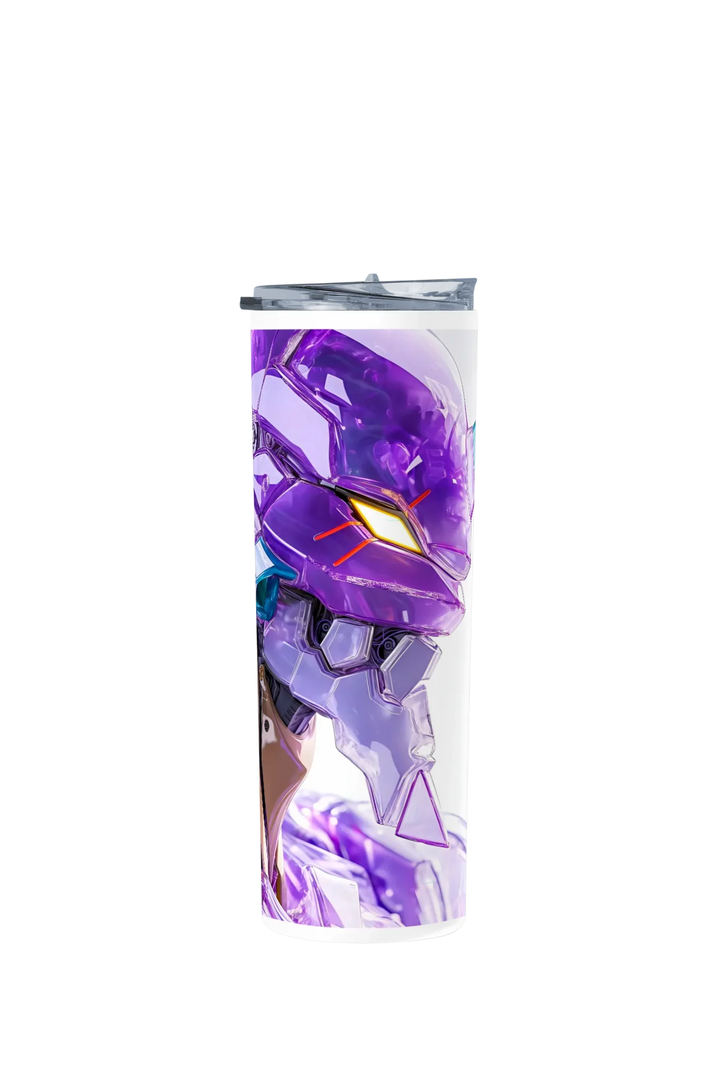 Termo Skinny Tumbler 20 oz de acero inoxidable - Eva 01 Cristal