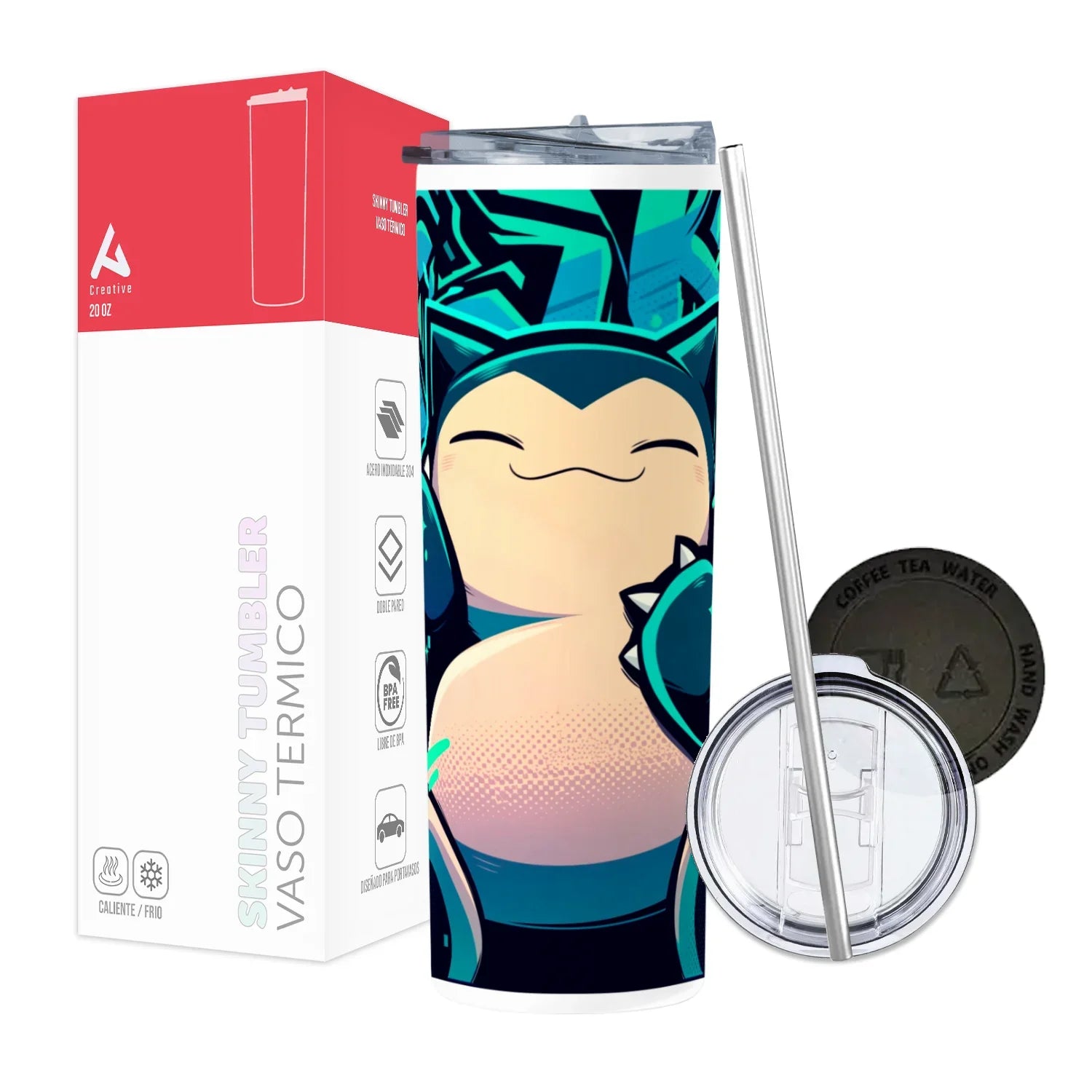 Termo Skinny Tumbler 20 oz de acero inoxidable - Snrlx street style