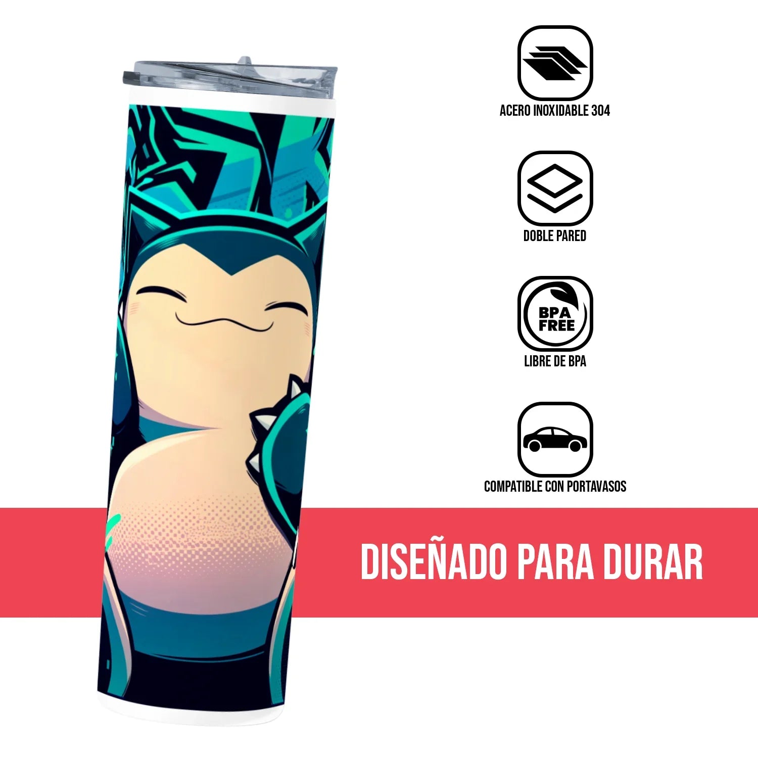 Termo Skinny Tumbler 20 oz de acero inoxidable - Snrlx street style
