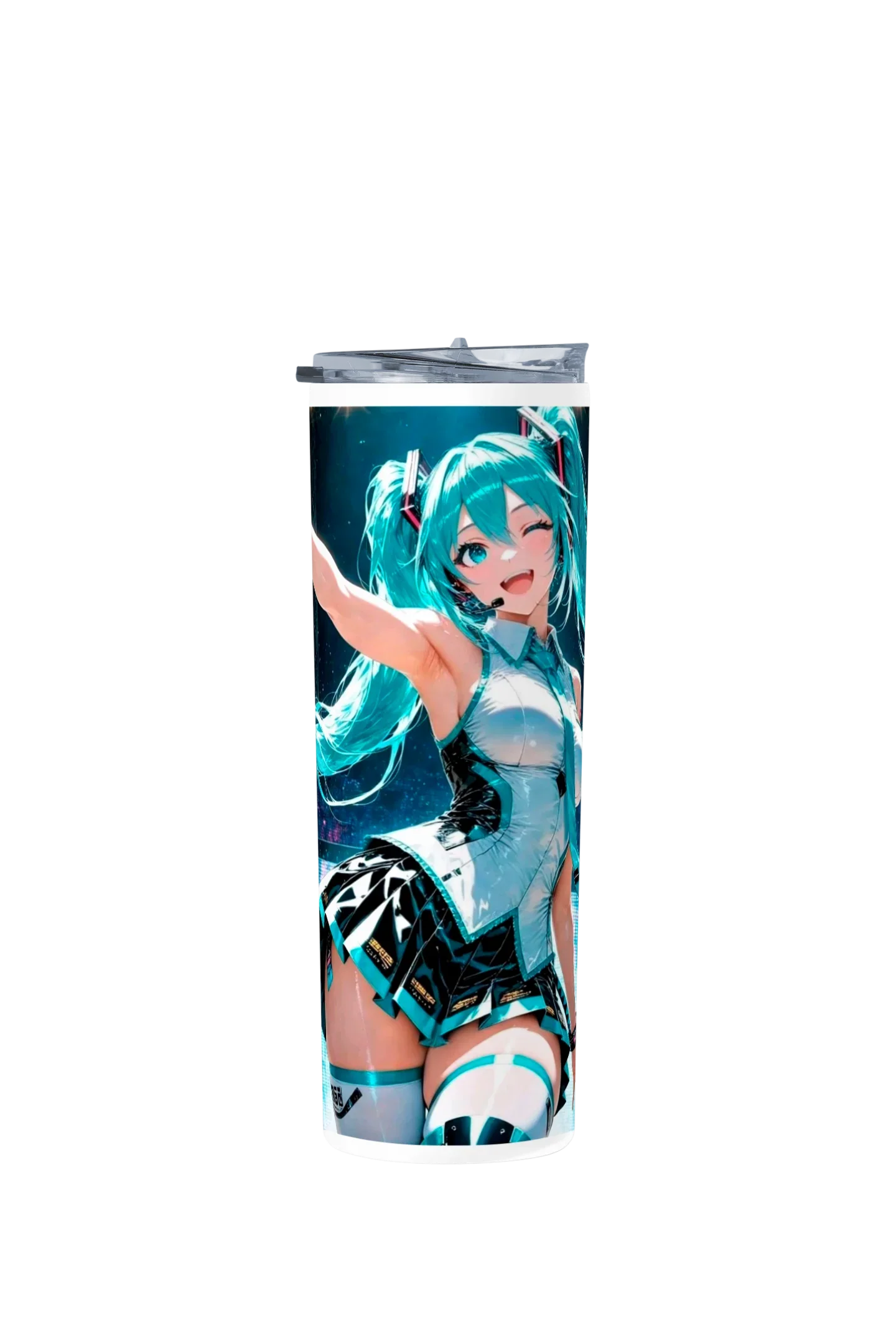 Termo Skinny Tumbler 20 oz de acero inoxidable - Hatsune Miku